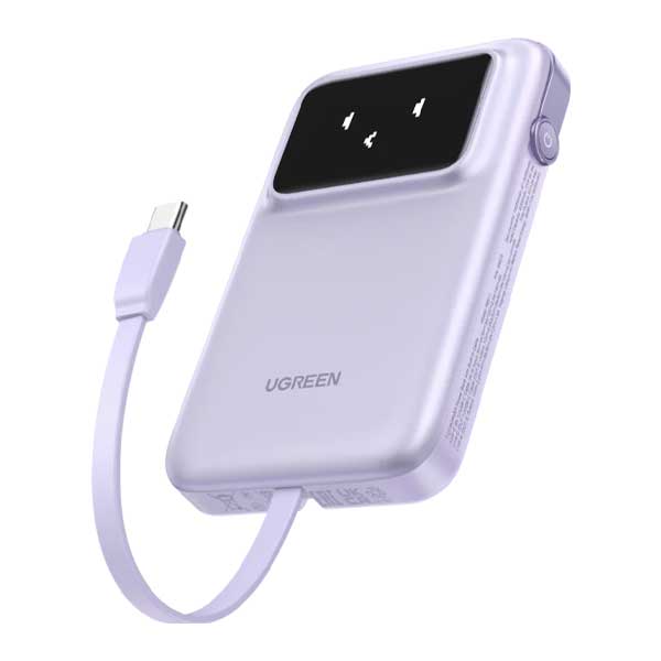 پاور بانک 30 وات آدمکی سه پورت 10000mAh یوگرین مدل PB511 همراه با کابل USB-C